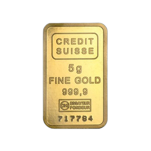 Thumbnail 5g Credit Suisse Lingote de Oro Años Diversions front