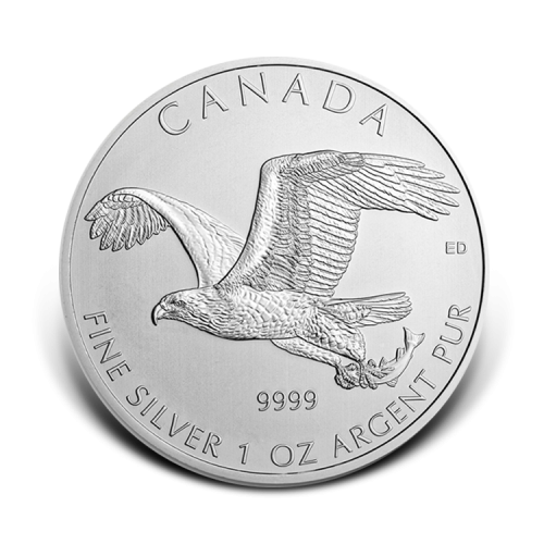 Thumbnail 1 oz Royal Canadian Mint Zilveren Munt 2014 voorkant