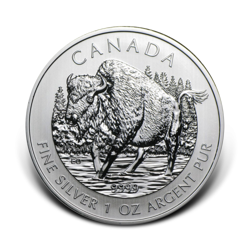 Thumbnail 1 oz Royal Canadian Mint Zilveren Munt 2013 voorkant
