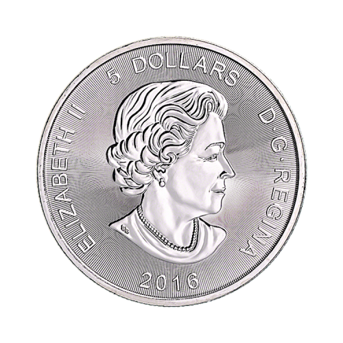 Thumbnail 1 oz Royal Canadian Mint Silver Coin 2016 back