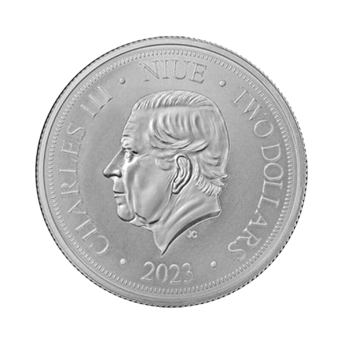 Thumbnail 1 troy ounce zilveren munt Phoenix 2023 Prooflike achterkant