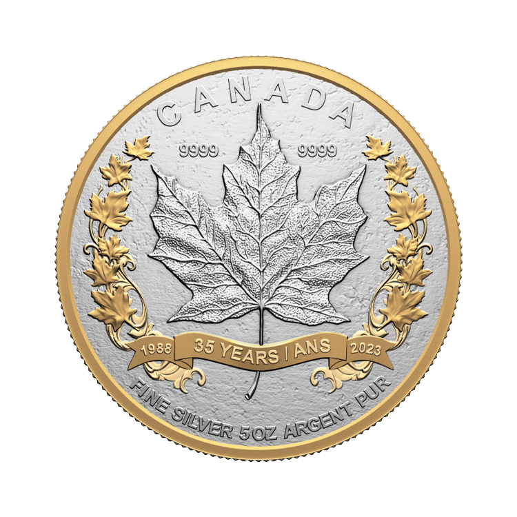 5 oz Royal Canadian Mint Zilveren Munt 2023 voorkant