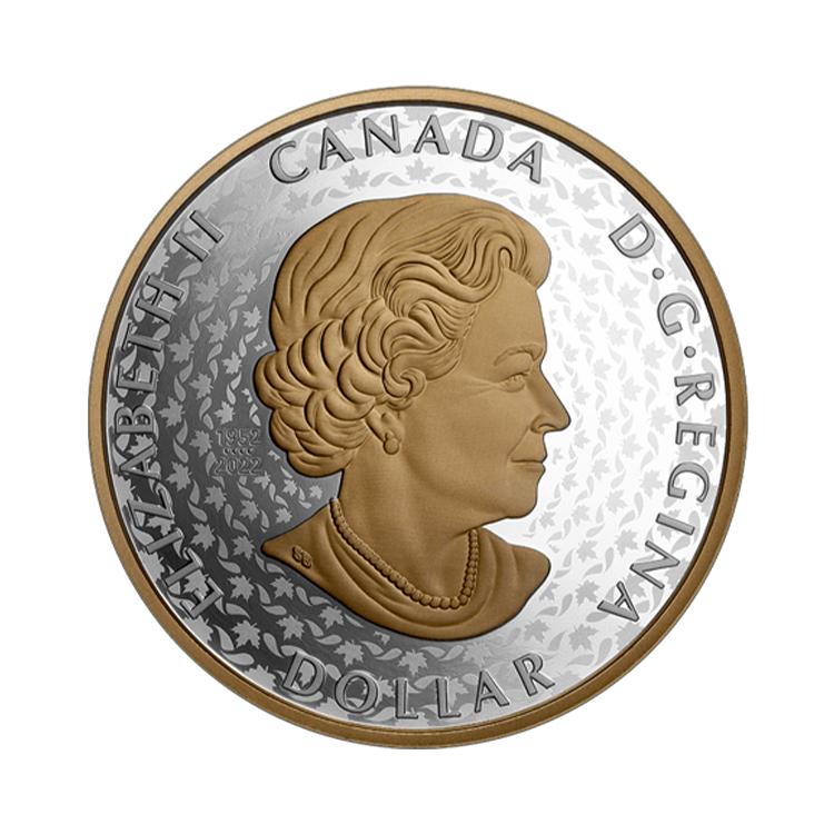1 troy ounce silver Canada Peace 2024 Proof back