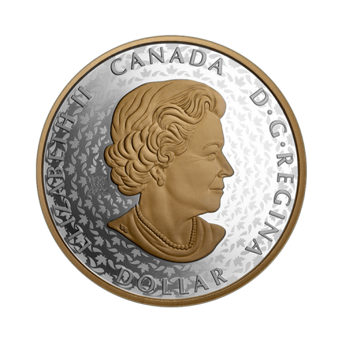Thumbnail 1 troy ounce silver Canada Peace 2024 Proof back