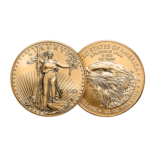 Thumbnail Ontwerp 1/2 oz gouden American Eagle munt