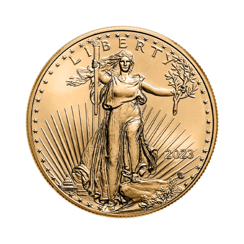 Thumbnail 1/4 oz American Eagle Goldmünze 2024 front