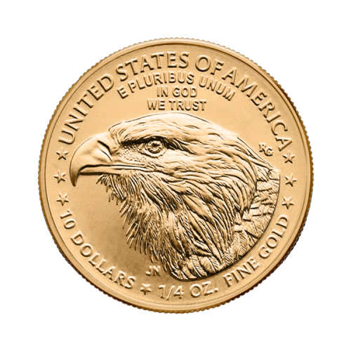 Thumbnail 1/4 oz American Eagle Goldmünze 2024 back