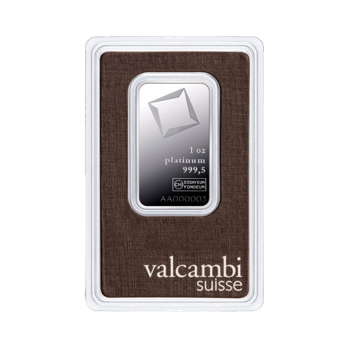 Thumbnail 1 oz Divers Platina Baar voorkant