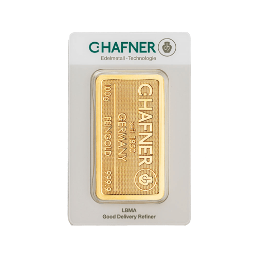 Thumbnail Buy 100 gram C. Hafner gold