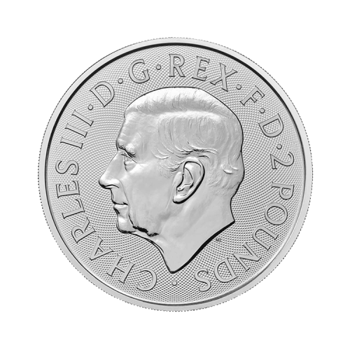 Thumbnail 1 troy ounce zilveren Morgan Le Fay munt 2024 achterkant