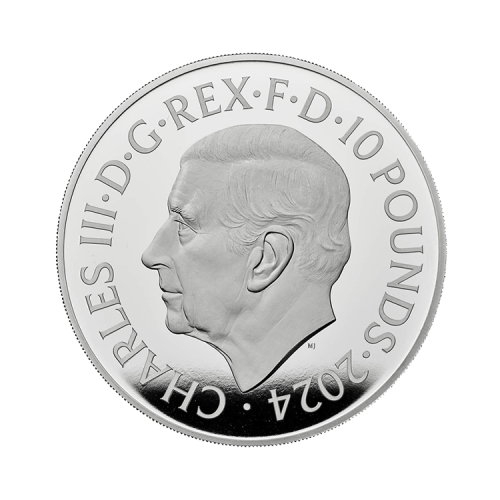 Thumbnail 1 oz Tudor Beasts Silver Coin 2024 back