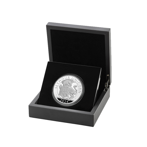 Thumbnail 1 oz Tudor Beasts Silver Coin 2024 angle 1