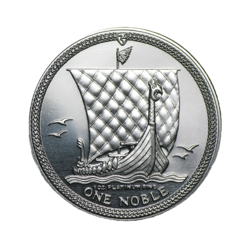 Thumbnail 1 Troy ounce platina Noble munt voorkant