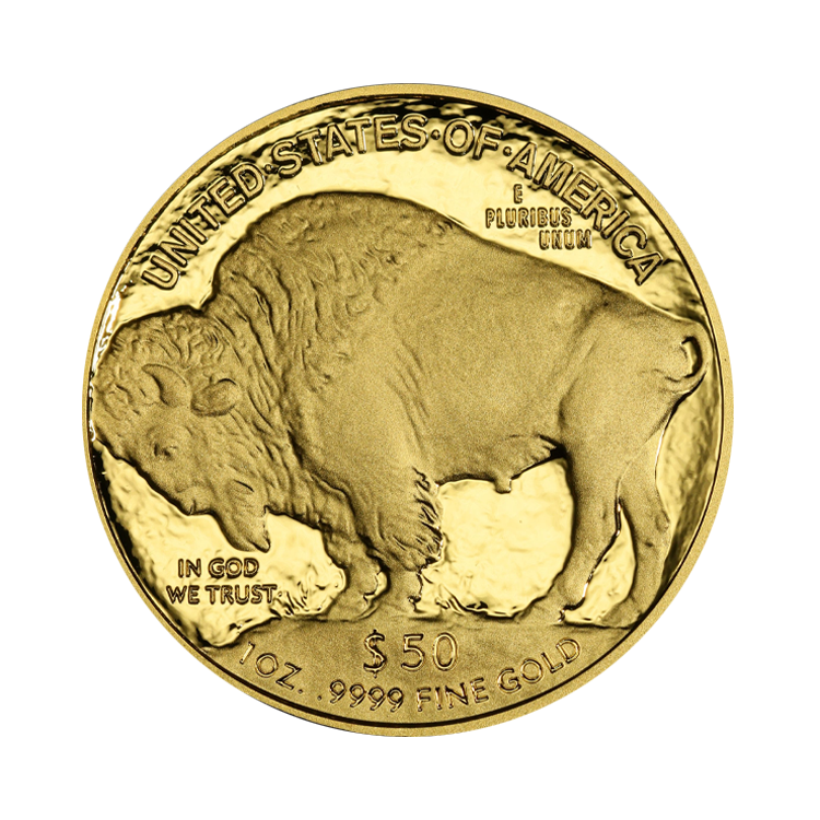 1 oz US Mint Gold Coin 2022 back