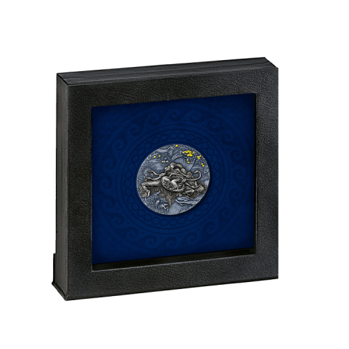 Thumbnail 2 oz Mint of Poland Zilveren Munt 2023 perspectief 2