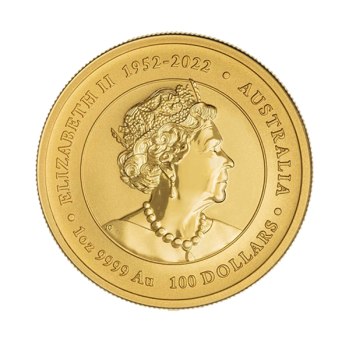 Thumbnail 1 oz Lunar Gold Coin 2024 back
