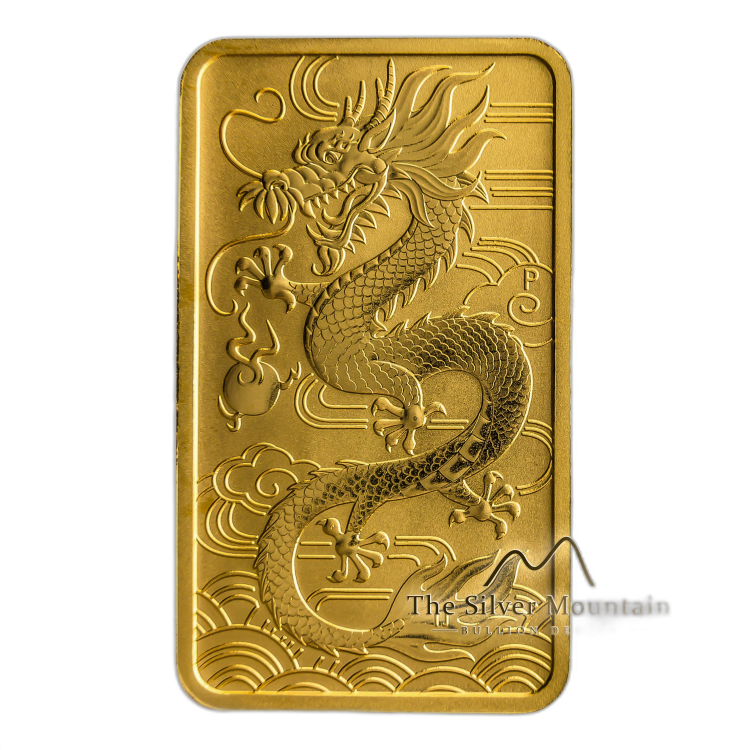 1 oz Perth Mint Goudbaar 2018 voorkant