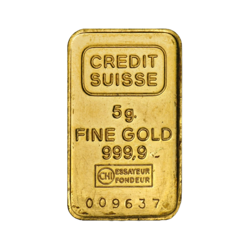 Thumbnail Gold bar Credit Suisse 5 gram