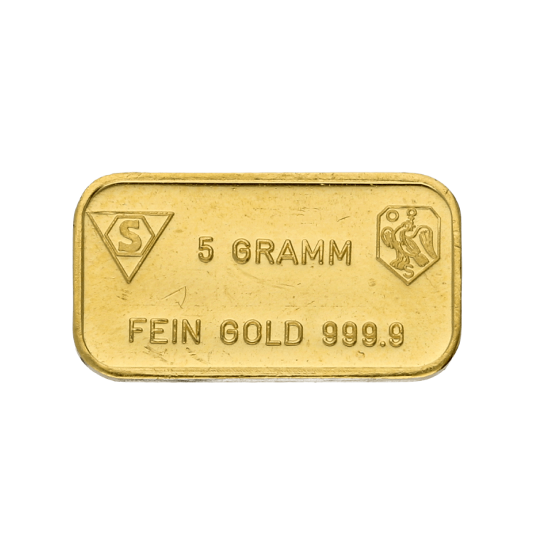 Gold bar 5 gram