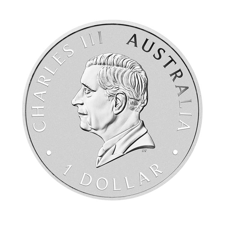 1 oz Kookaburra Silver Coin 2024 back