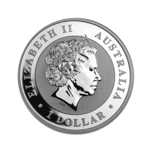 Thumbnail 1 oz Koala Zilveren Munt 2013 achterkant