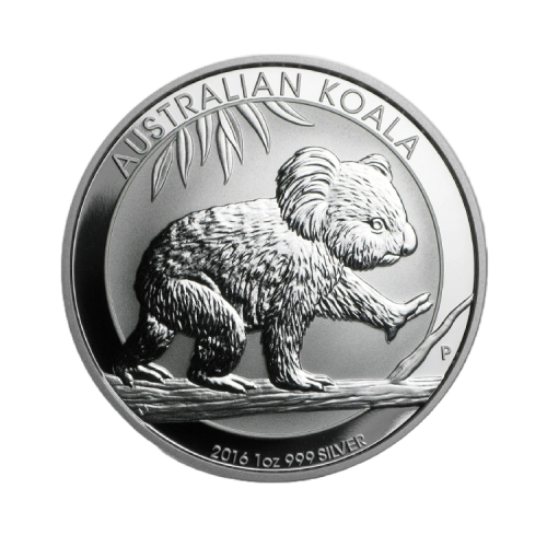Thumbnail 1 oz Koala Silbermünze 2016 front
