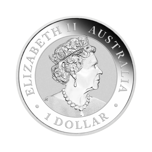 Thumbnail 1 oz Kookaburra Zilveren Munt 2017 achterkant