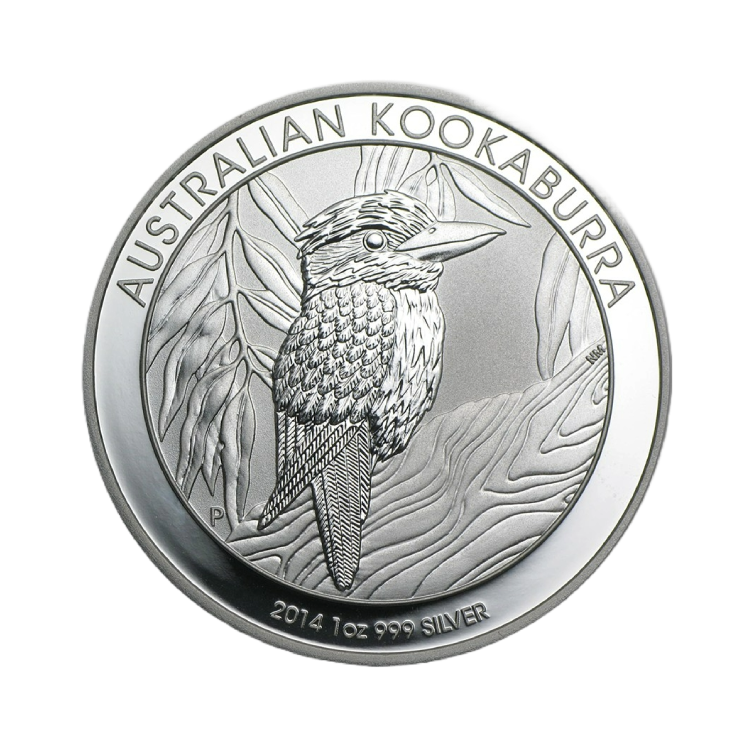 1 oz Kookaburra Zilveren Munt voorkant