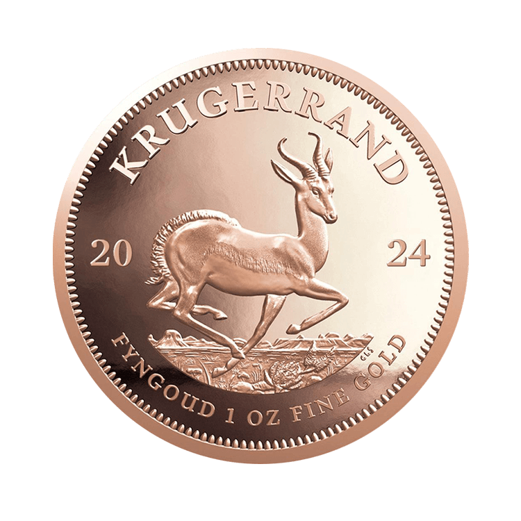 1 oz Krugerrand Proof Gold Coin 2024 front