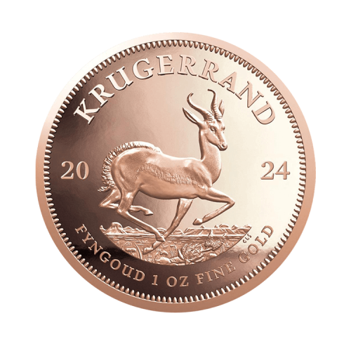 Thumbnail 1 oz Krugerrand Proof Gold Coin 2024 front