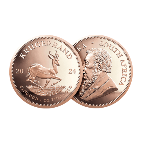 Thumbnail 1 oz Krugerrand Proof Gold Coin 2024 angle 1
