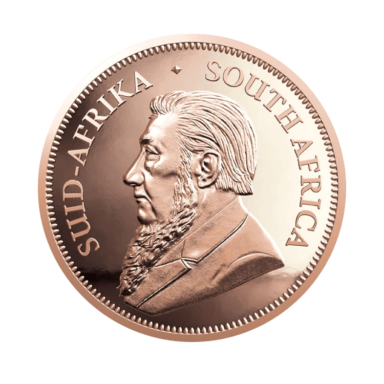 1/2 oz Krugerrand Proof Gold Coin 2024 back