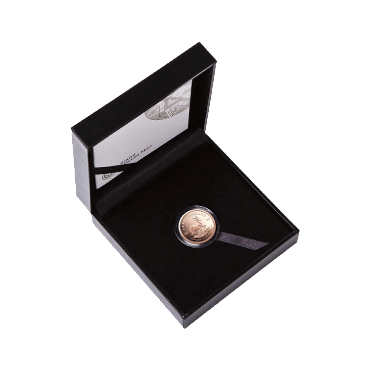 1/2 oz Krugerrand Proof Gold Coin 2024 angle 2