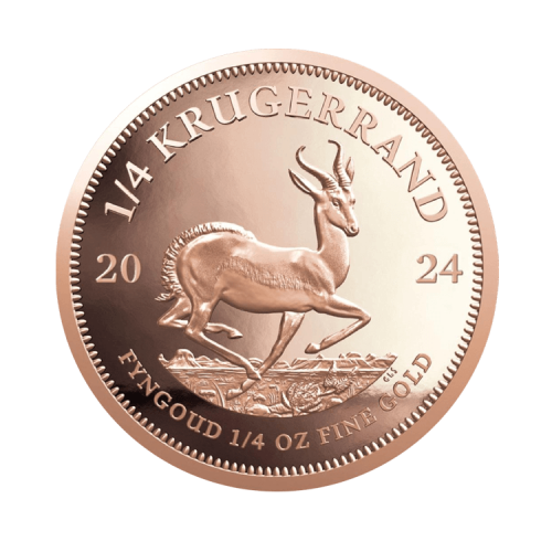 Thumbnail 1/4 oz Krugerrand Proof Gold Coin 2024 front