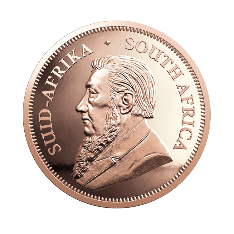 1/4 oz Krugerrand Proof Gold Coin 2024 back