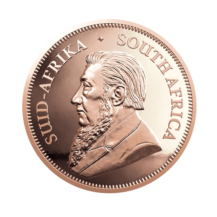 1/10 oz Krugerrand Proof Gold Coin 2024 back
