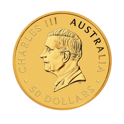 Thumbnail 1/2 troy ounce gouden Kangaroo 2024 achterkant
