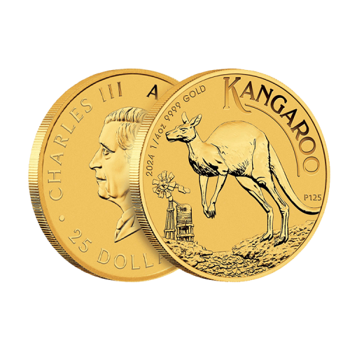Thumbnail Gouden Kangaroo 1/4 oz 2024