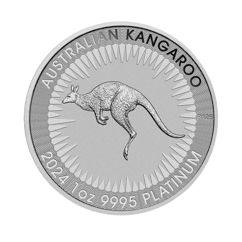 Thumbnail 1 oz Kangaroo Platina Munt 2025 front