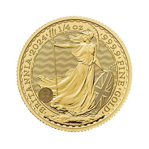 Thumbnail 1/4 oz gouden Britannia munt 2025