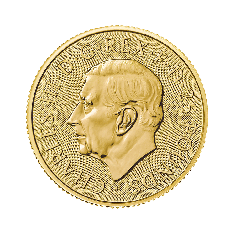 Charles III 1/4 oz gouden Britannia 2025