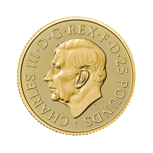 Thumbnail Charles III 1/4 oz gouden Britannia 2025