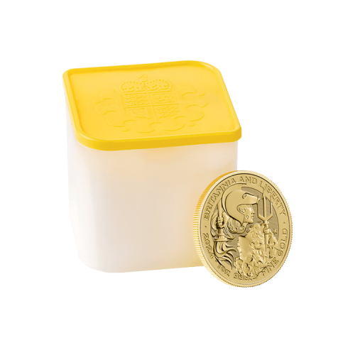 Thumbnail 1 oz Royal Mint Gouden Munt 2024 perspectief 2