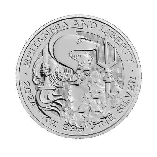Thumbnail 1 oz Royal Mint Plata 2024 front
