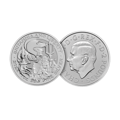 Thumbnail 1 oz Royal Mint Plata 2024 angle 1