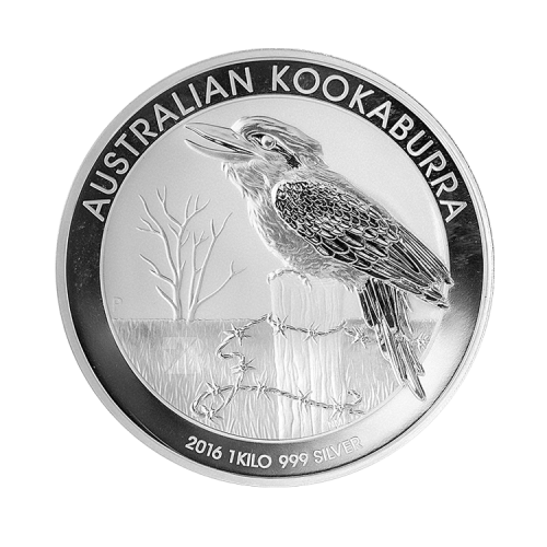 Thumbnail 1 kilo Kookaburra Silver Coin 2016 front