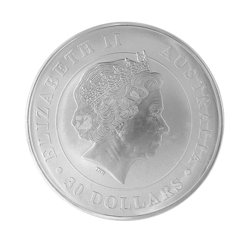 Thumbnail 1 kilo Kookaburra Silver Coin 2016 back