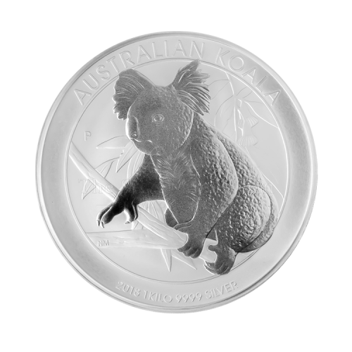 Thumbnail 1 kilo Koala Silbermünze 2018 front