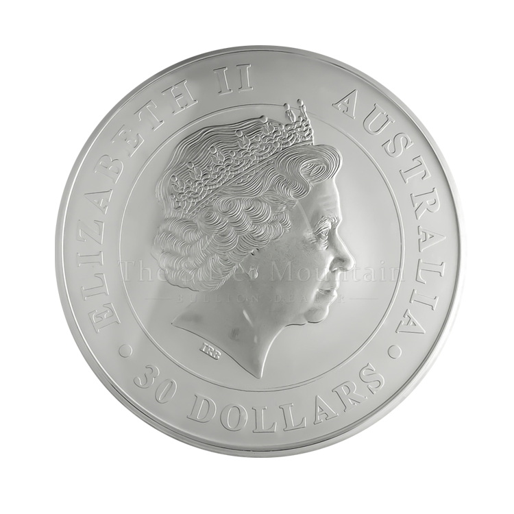 1 kilo Koala Silbermünze 2018 back