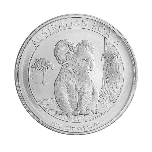 Thumbnail 1 kilo Koala Zilveren Munt 2017 voorkant